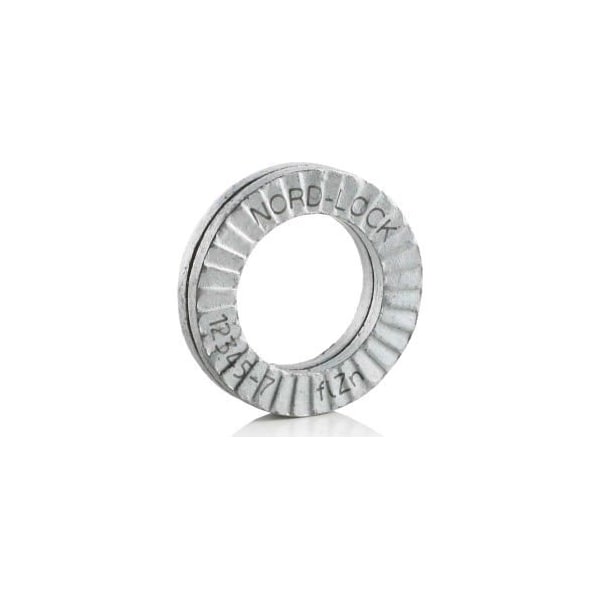 Nord-Lock Wedge Lock Washer, For Screw Size 3/4 in Steel, Zinc Flake Finish 1540 - main